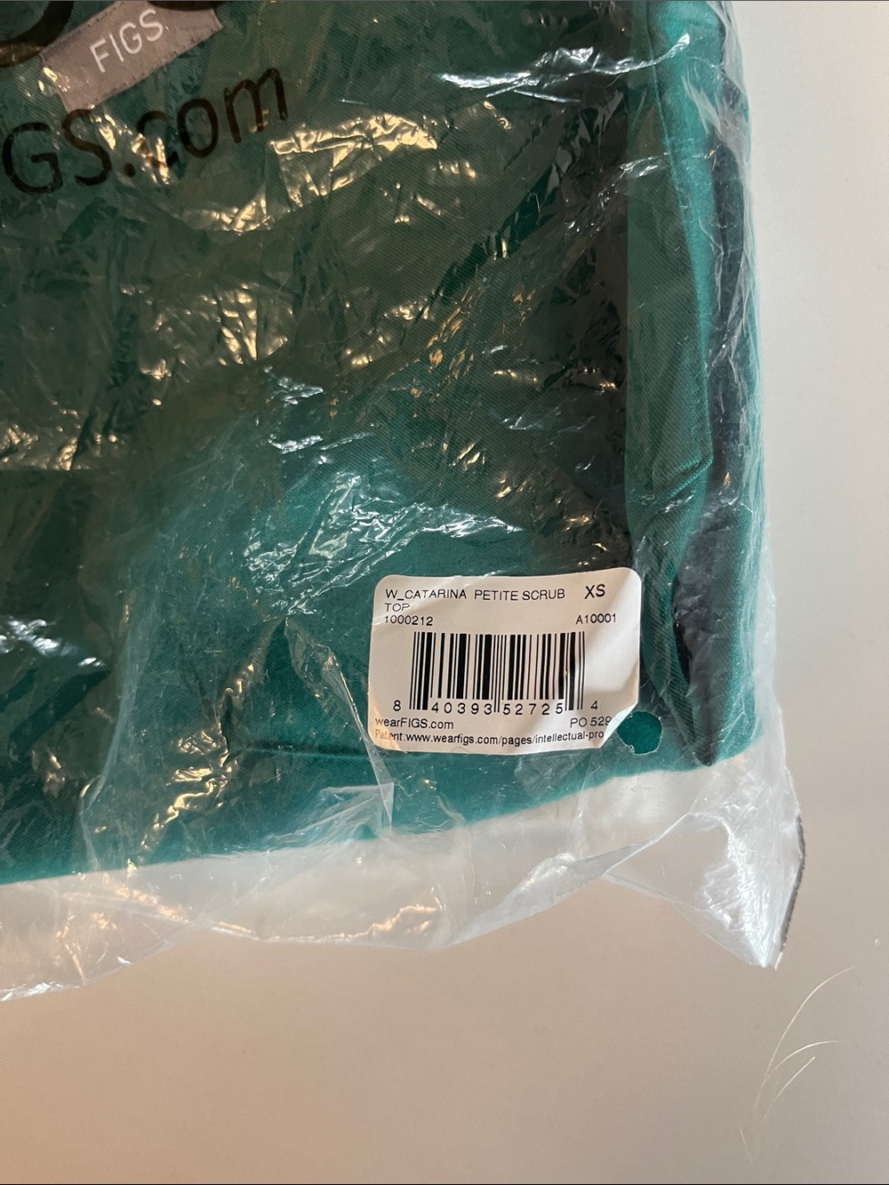 🦄 NWT Figs Hunter Green XSP Scrub Set - Picture 3 of 3